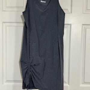 Columbia Gray Sleeveless V-Neck Sheath Dress